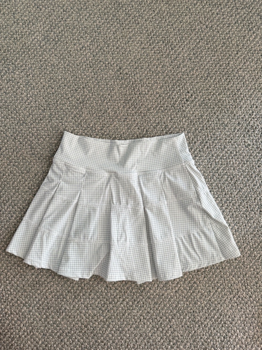 Altar’d State Blue & White Pleated Skort